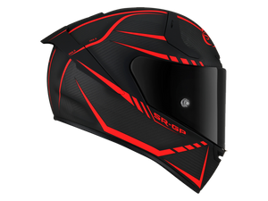 Suomy "SR-GP" Carbon Helmet Supersonic Gloss Black/Red Size XL