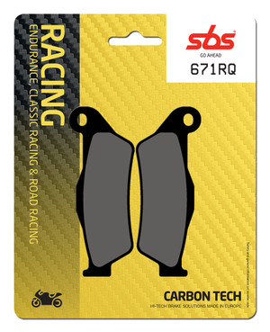 SBS Carbon Tech "Racing" Brake Pads 671 RQ - Rear