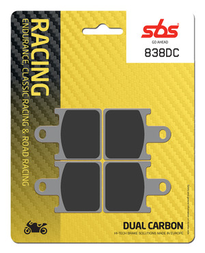 SBS Dual Carbon "Racing" Brake Pads 838 DC - Front